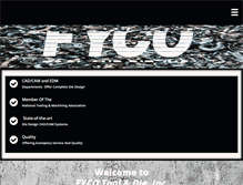 Tablet Screenshot of fycotool-die.com